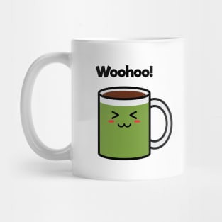 Woohoo! | Coffee | Charging | Low Battery | Cute Kawaii | White Mug